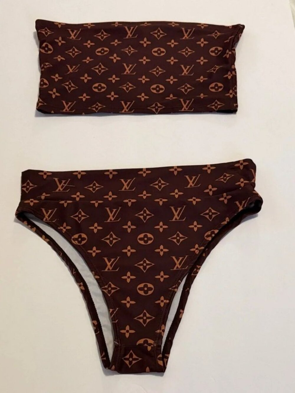 Dark Brown Swimsuit M